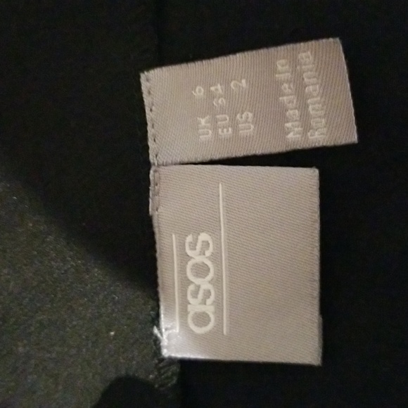 Asos Spaghetti Strap Jumpsuit / Sz 2 / Black - Picture 12 of 17